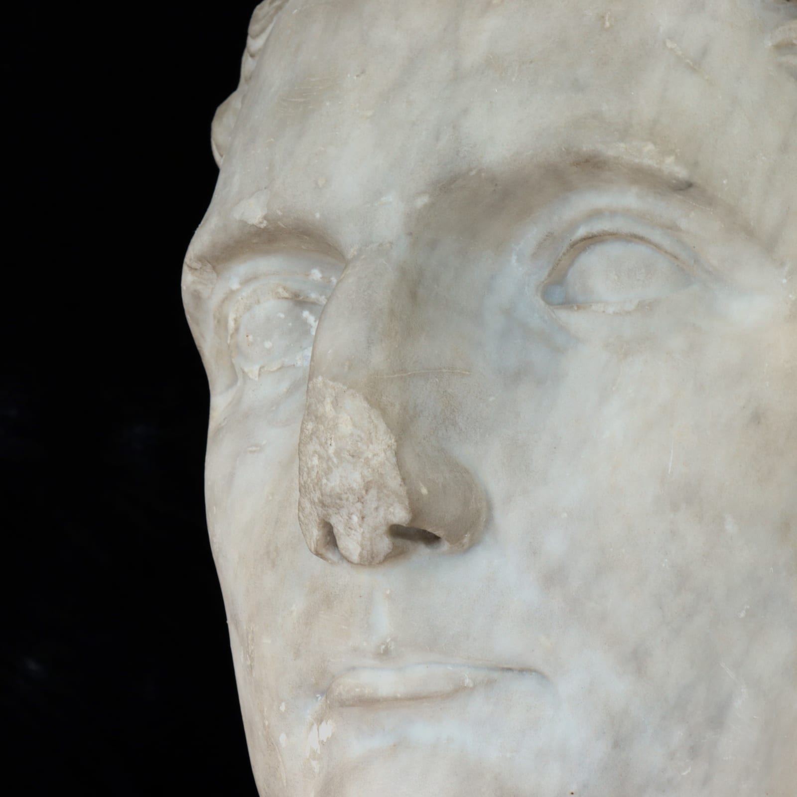 Marble Head of Vitellius, 55 CE - 100 CE