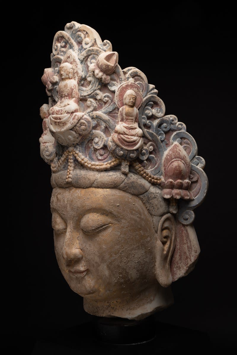 Sui Marble Head of a Bodhisattva, 581 CE - 618 CE