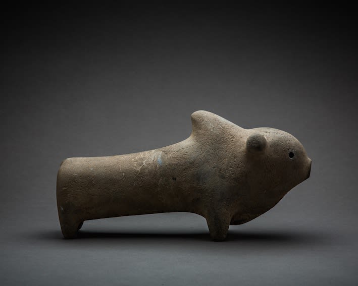 Indus Valley Stone Sculpture of a Bull, 4000 BCE - 2500 BCE