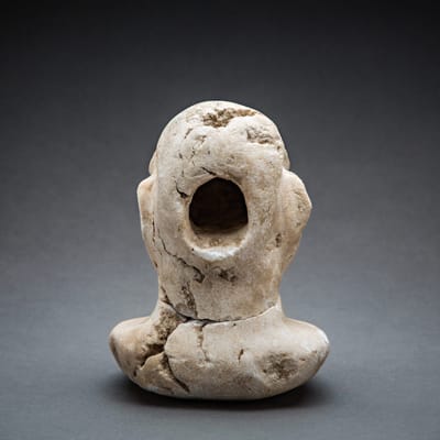 Bactrian Stone Head, 2300 BCE - 1500 BCE