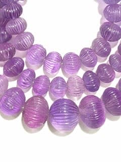 Amethyst Bead Necklace