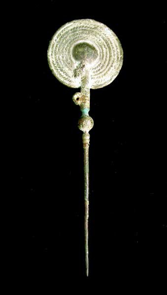 Luristan Bronze Disc Pin, 900 BCE - 700 CE