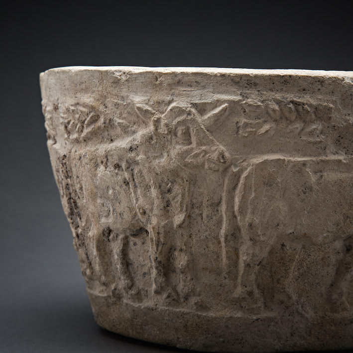 Sumerian Stone Bowl, 2500 BCE - 2000 BCE