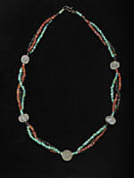 Necklace Of Egyptian Faience Beads & Roman Beads, 1600 BCE