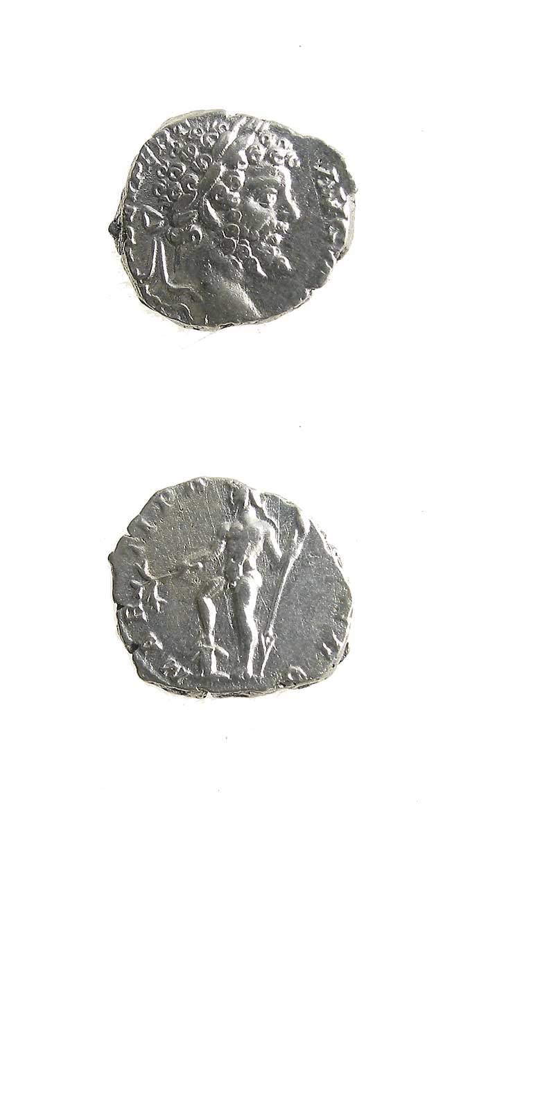 Silver Denarius of Emperor Septimius Severus, 193 CE - 198 CE