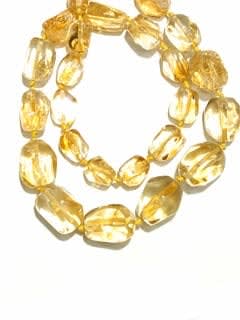 Citrine Bead Necklace