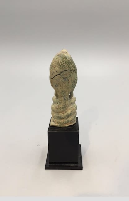 Khmer Buddha Meditating on Naga, 12th Century CE - 13th Century CE