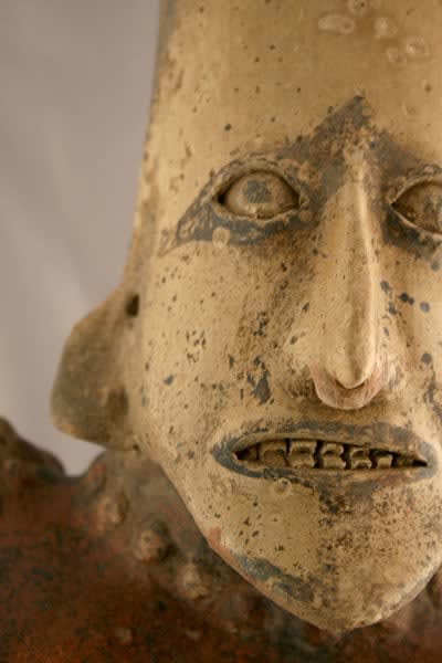 Ameca-Ezatlán Style Jalisco Sculpture of a Seated Woman, 300 BCE - 300 CE