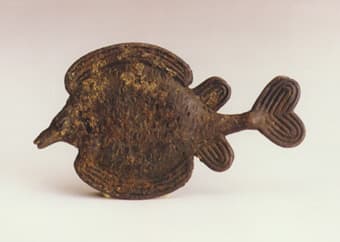 Asante Brass Goldweight in the Form of a Fish, 19th Century CE - 20th Century CE