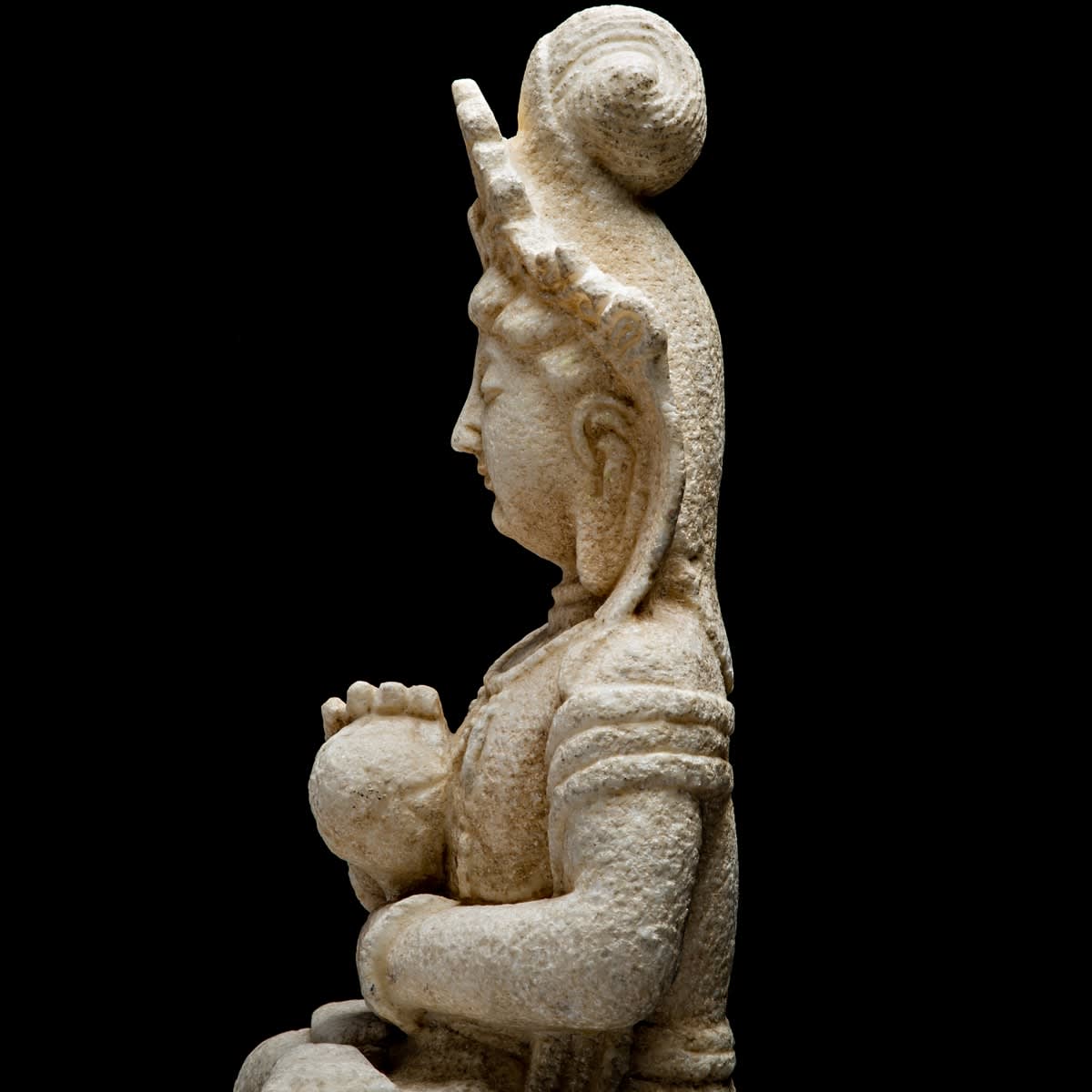 Qing Marble Guanyin, 1644 AD to 1912 AD