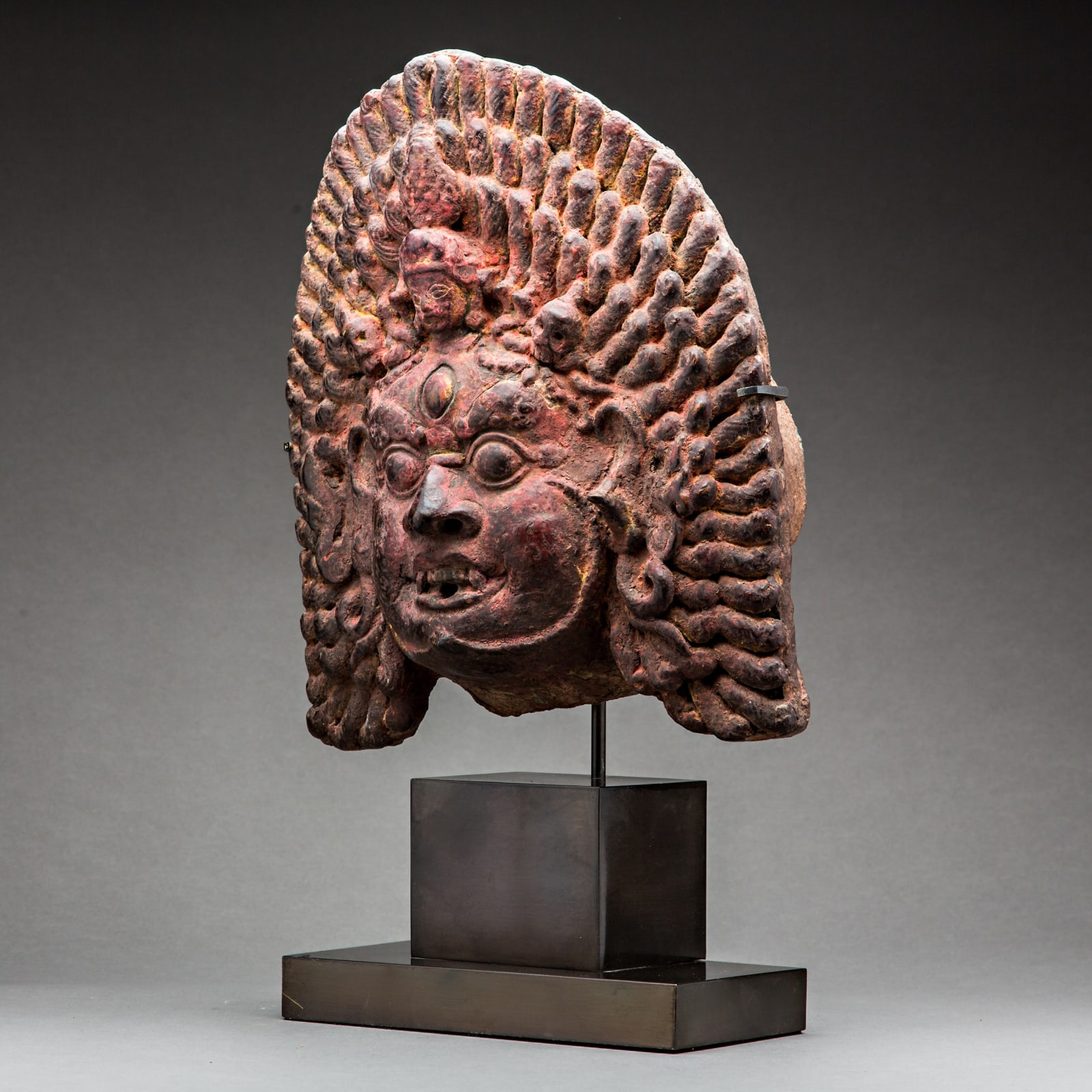Wooden Bhairava Mask, 1500 CE - 1700 CE