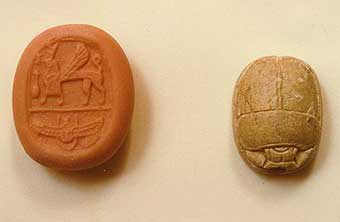 New Kingdom Steatite Scarab, 1650 BCE - 1085 BCE