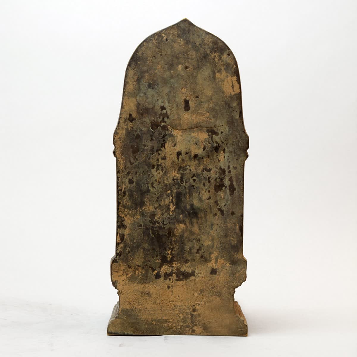 Balinese Bronze Buddha with Gold Accents, 900 CE - 1400 CE