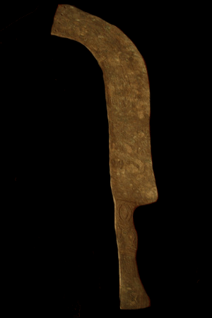 Yoruba Brass Udamalore Ceremonial Sword, 20th Century CE