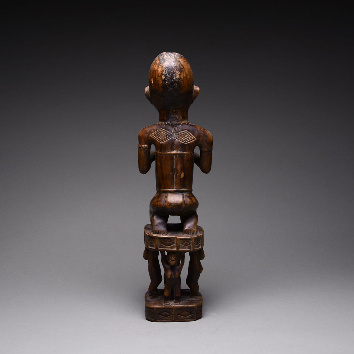 Kongo Wooden Fertility Sculpture, 20th Century CE