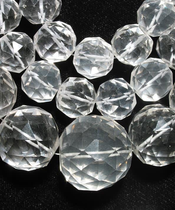 Rock Crystal Bead Necklace