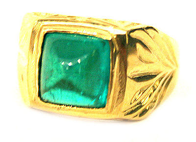 Emerald Gold Ring