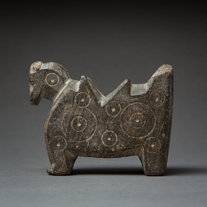 Diorite Zoomorphic Sculpture, 700 CE - 1000 CE