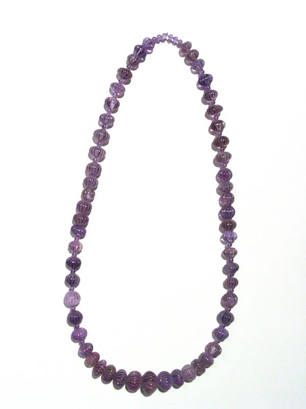 Amethyst Bead Necklace