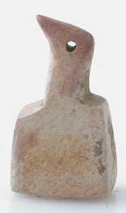 Bird Effigy Votive Seal With An Intaglio, 4000 BCE - 3000 BCE