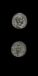 Silver Denarius of Julia Mamaea, 222 CE - 235 CE