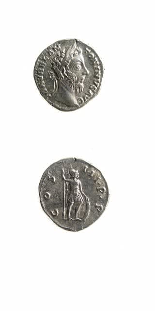 Silver Denarius of Emperor Marcus Aurelius, 161 CE - 180 CE