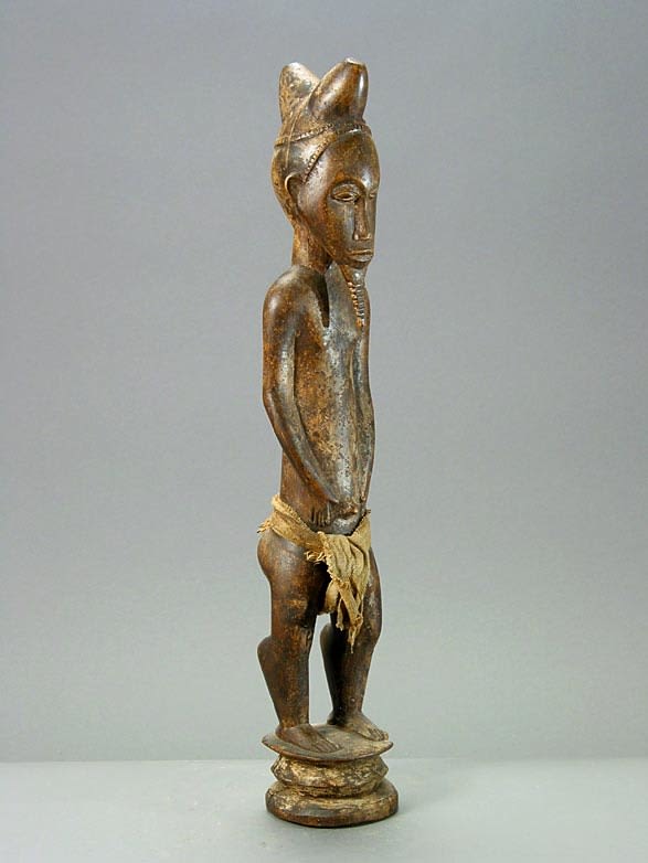 Baule Wooden Blolo Bian Sculpture, 20th Century CE