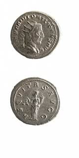 Silver Antoninianus of Emperor Philip I the Arab, 244 CE - 249 CE