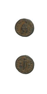 Bronze Quarter Follis Minted During the Great Persecution, 305 CE - 313 CE