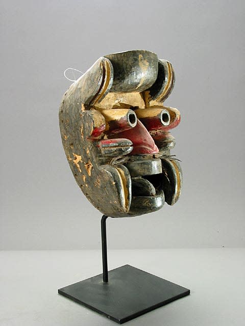 Gere Wooden Polychrome Mask, 1900 CE - 1930 CE