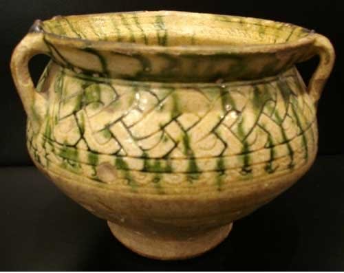 Bamiyan Splashed Sgraffiato Vessel, 1100 CE - 1200 CE