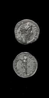 Silver Denarius of Emperor Marcus Aurelius, 161 CE - 180 CE