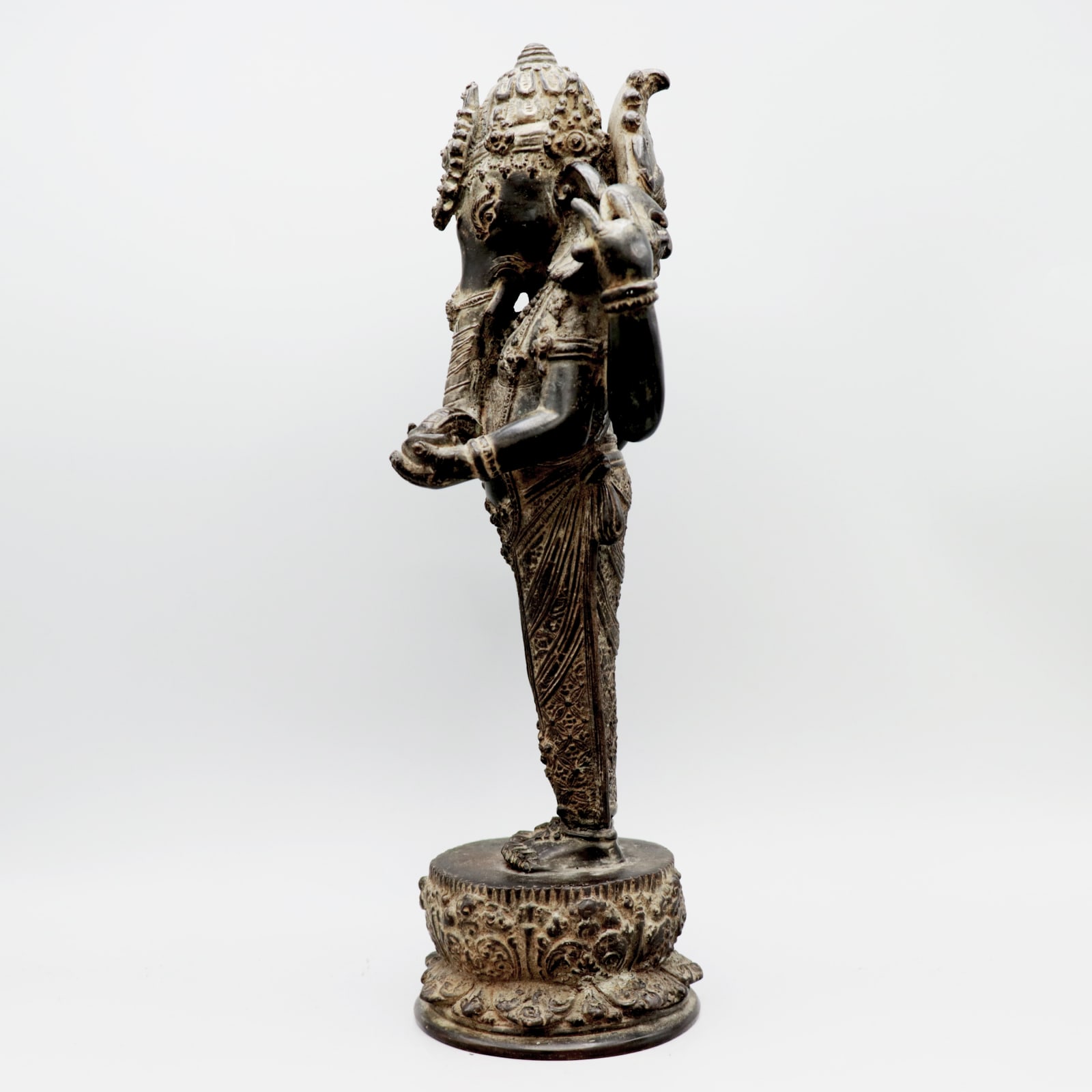 Standing Ganesh Figure , Seventeenth Century AD