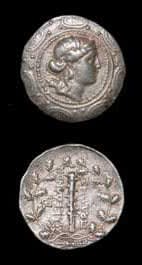 Macedonian Tetradrachm Minted Under Roman Rule, 158 BCE - 150 CE