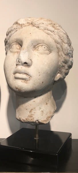 Roman Marble head, 200 BCE - 300 CE
