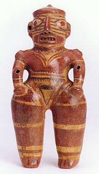 Terracotta Female Figure, 500 CE - 1000 CE