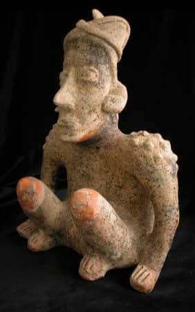 Ameca-Ezatlán Style Jalisco Terracotta Sculpture of a Runner, 300 BCE - 300 CE