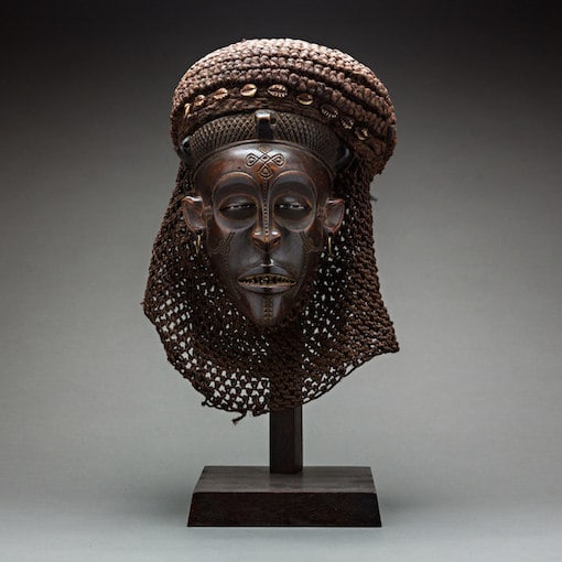 Tchokwe (Chokwe) Pwo Mask, 1850 CE - 1930 CE