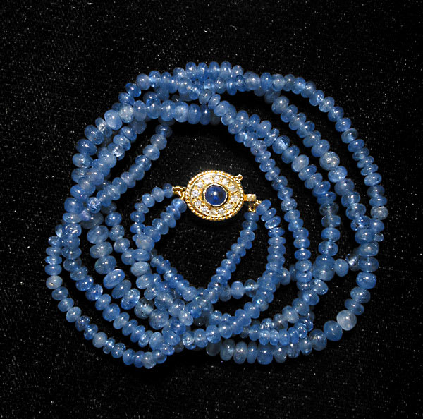 Two Strands of Sapphire Beads