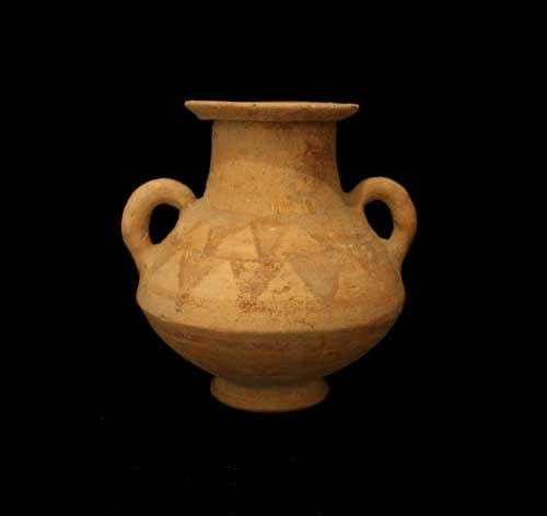 Late Bronze Age Terracotta Vase, 1500 BCE - 1250 BCE