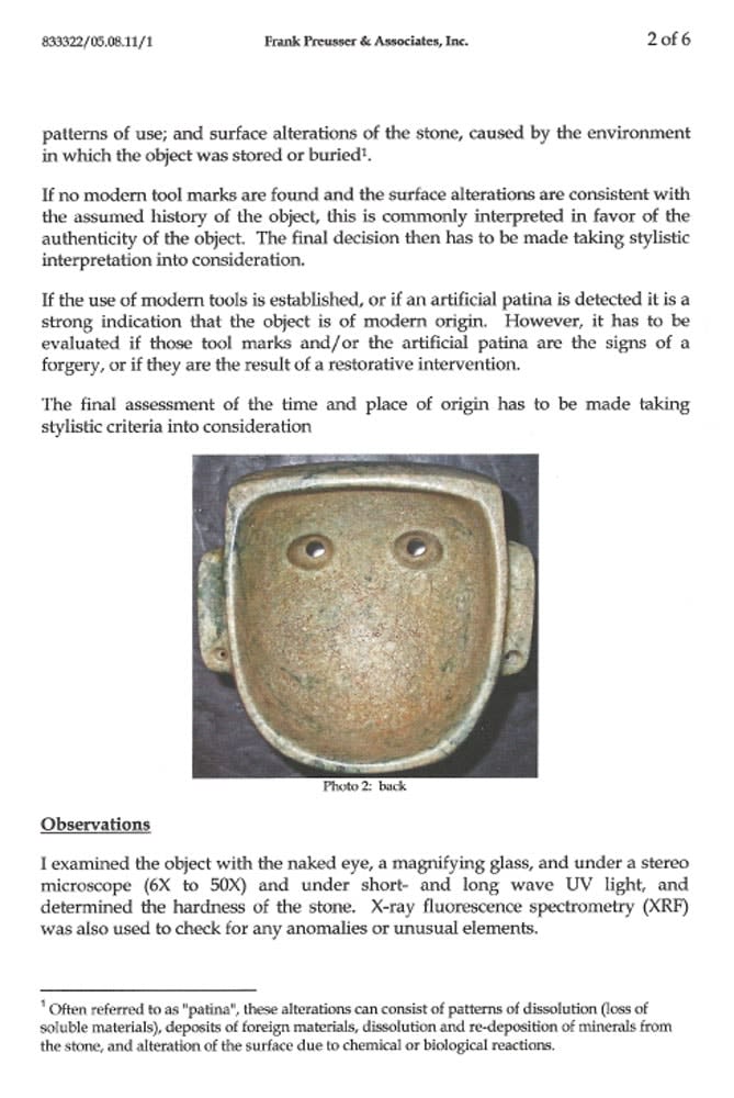 Olmec Jadite Mask, 900 BCE - 500 BCE