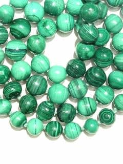 Malachite Bead Necklace