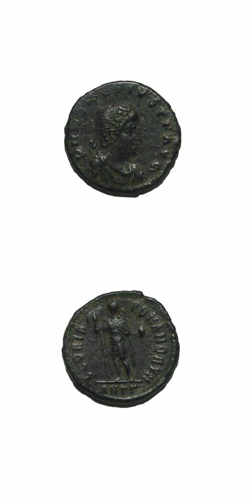 Bronze Coin of Emperor Honorius, 394 CE - 423 CE