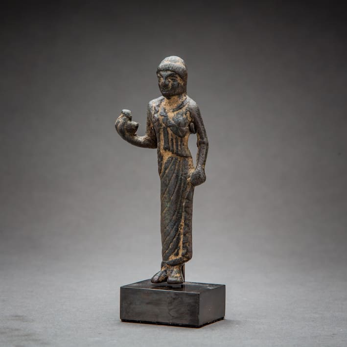 Bronze Sculpture of a Priestess, 400 BCE - 100 BCE