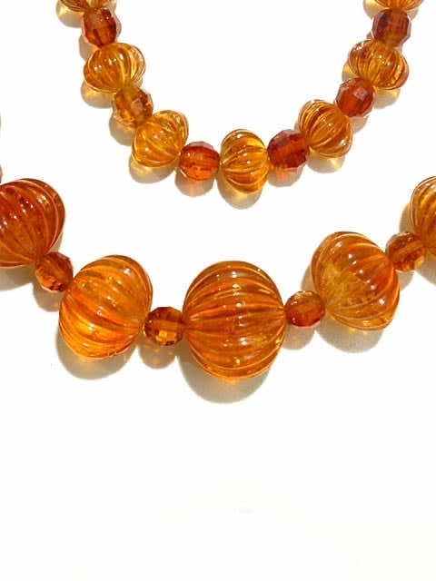 Citrine Bead Necklace