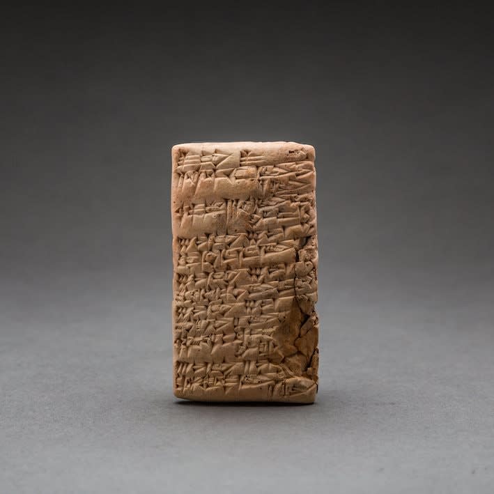 Sumerian Cuneiform Tablet, 2027 BCE