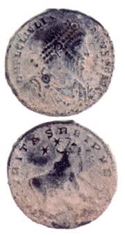 Bronze Coin of Emperor Julian the Apostate, 360 CE - 363 CE