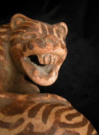 Terracotta Sculpture of a Jaguar, 500 CE - 1000 CE