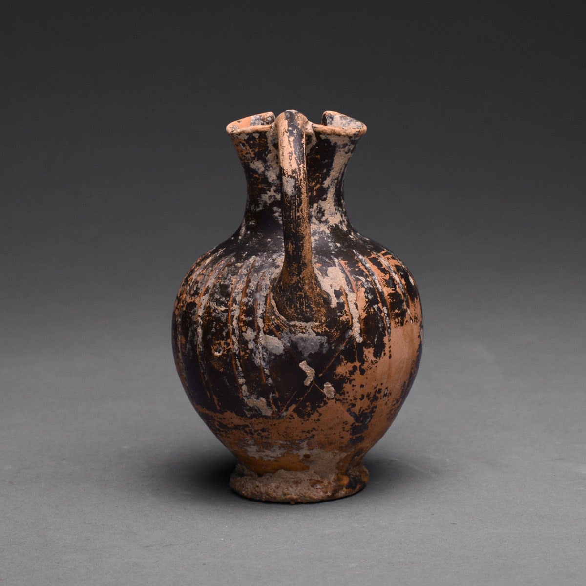 Greek Trefoil-Lipped Oinochoe, 600 BCE - 400 CE