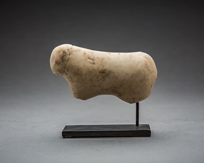 Alabaster Zoomorphic Sculpture, 3000 BCE - 2000 BCE